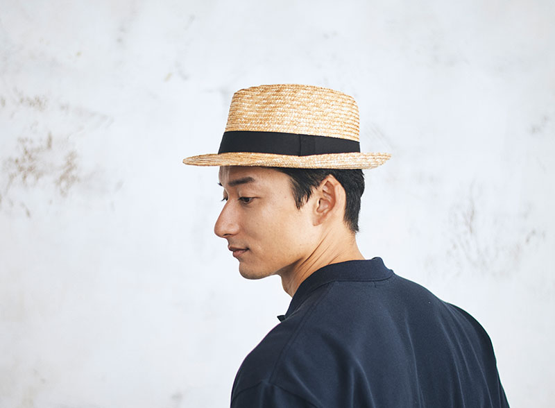 田中帽子店 Noah(ノア)麦わら 中折れハット・ネイビー LL ネイビー LL(62cm)