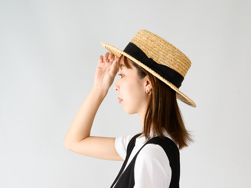 田中帽子店 Berni(ベルニ)鬼麦 長つばカンカン帽