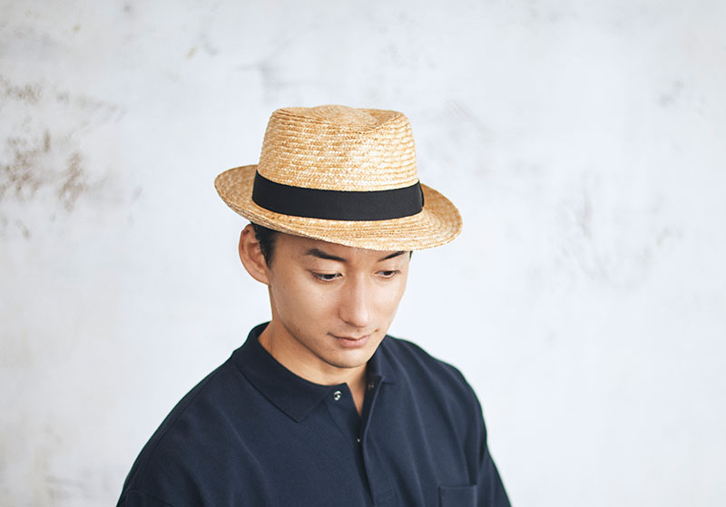 田中帽子店 Noah(ノア)麦わら 中折れハット・ネイビー LL ネイビー LL(62cm)