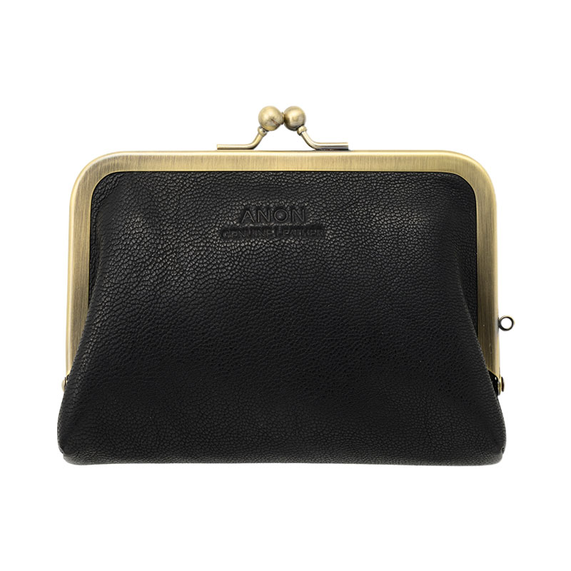 ANON ゴートレザー がま口財布