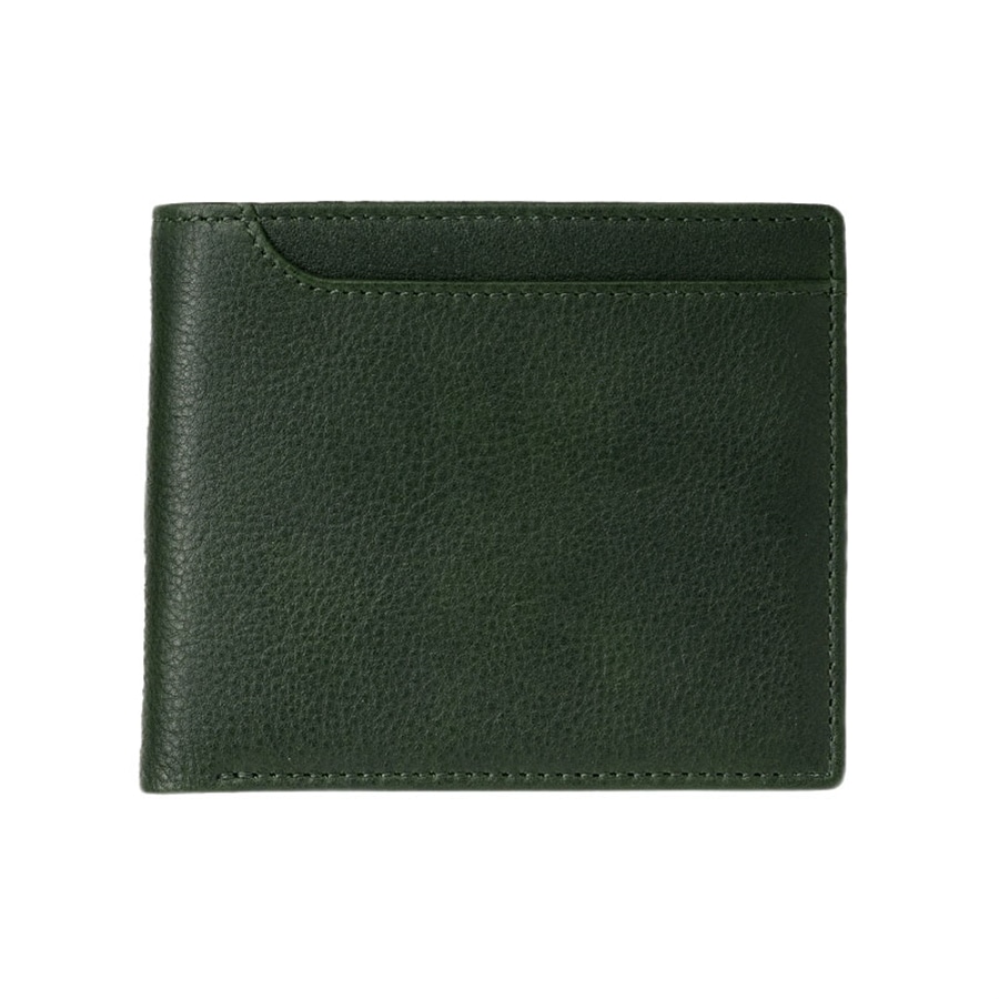 MILAGRO 牛革ソフトミリング・札入れ・グリーン グリーン
