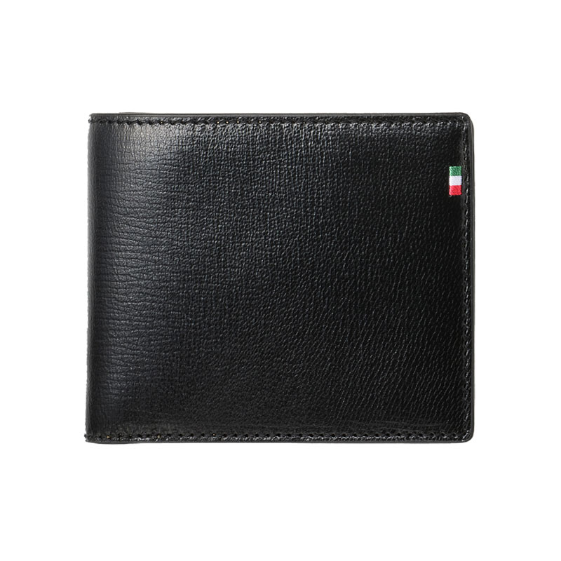 MILAGRO 伊・ボナウド社パルメラートゴート 2つ折り財布・ブラック