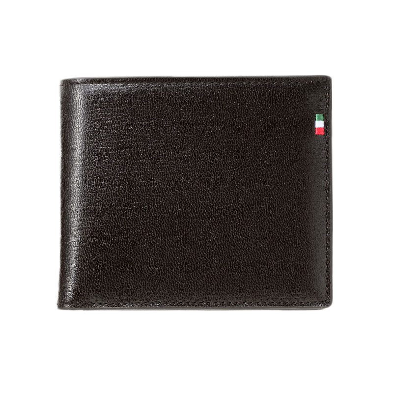 MILAGRO 伊・ボナウド社パルメラートゴート 二つ折り札入れ・ダークブラウン