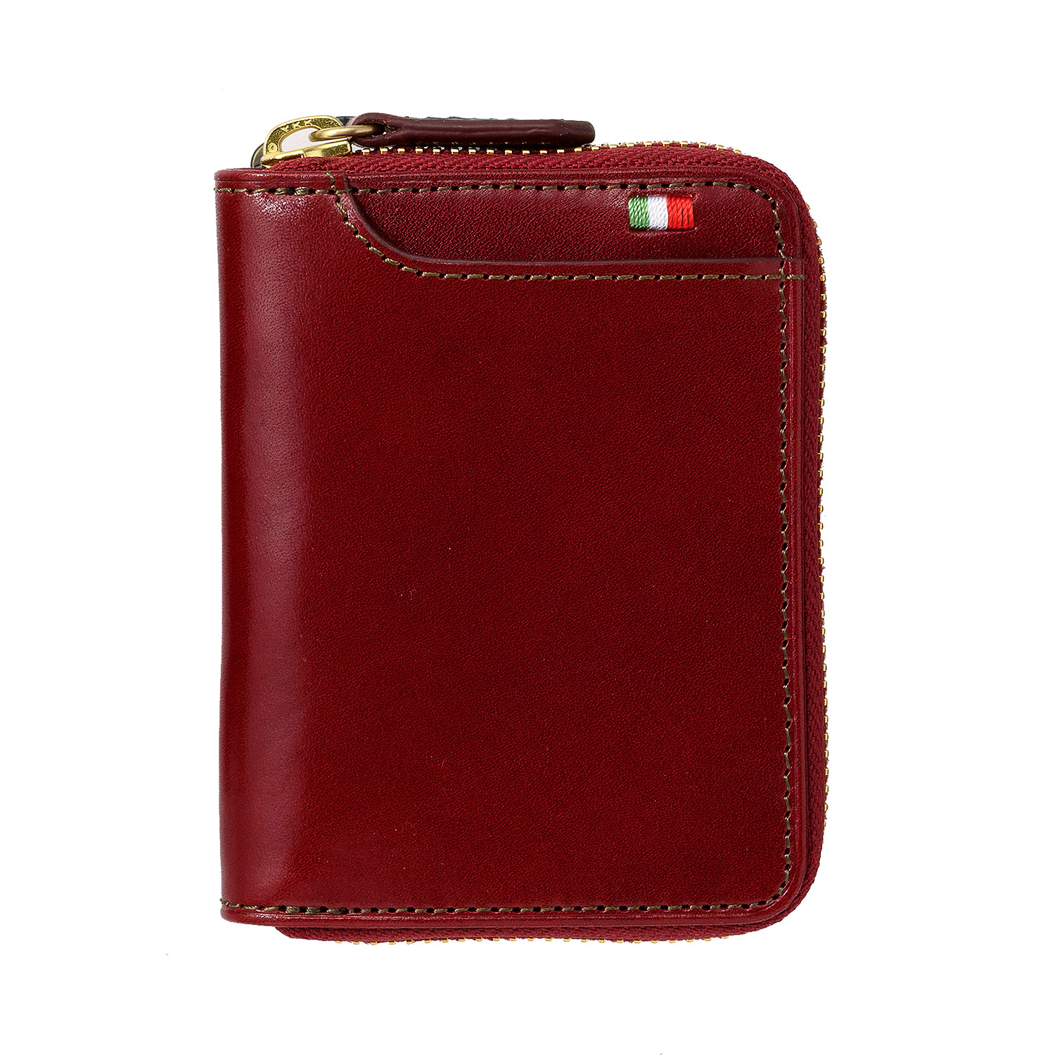 MILAGRO・イタリアンレザーBOXコインケース・バーガンディ