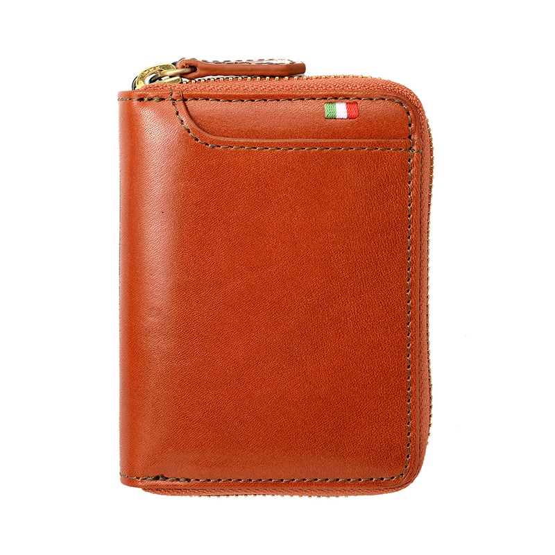 MILAGRO・イタリアンレザーBOXコインケース・オレンジ