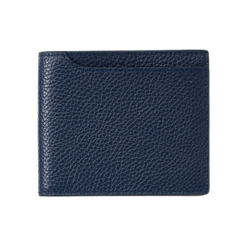 MILAGRO・イタリアンシュリンクレザー・札入れ・ネイビー