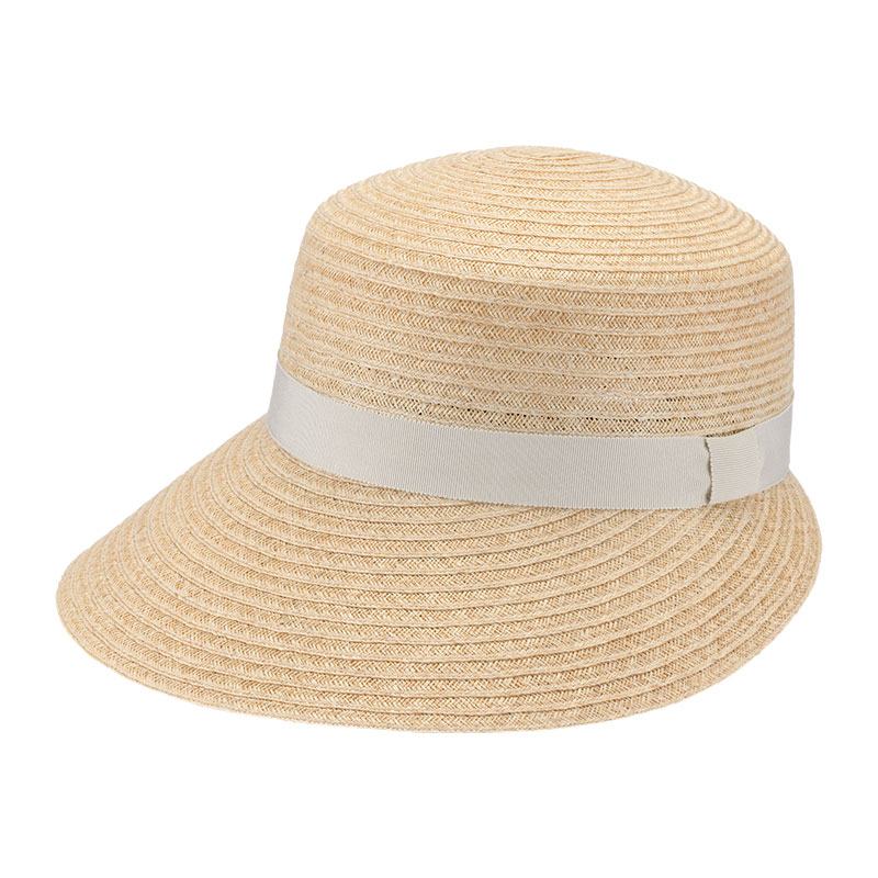 岡本帽子 マニラ麻・ジョッキー帽・ナチュラル