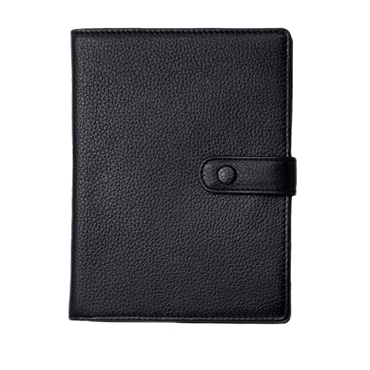 MILAGRO シュリンクレザー・マルチウォレット（パスポート、お薬手帳）・ブラック