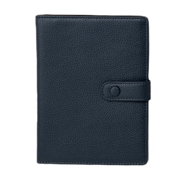 MILAGRO シュリンクレザー・マルチウォレット（パスポート、お薬手帳）・ネイビー