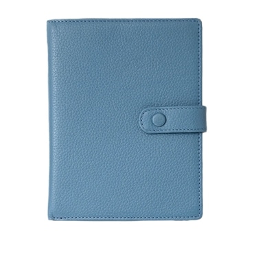 MILAGRO シュリンクレザー・マルチウォレット（パスポート、お薬手帳）・サックスブルー