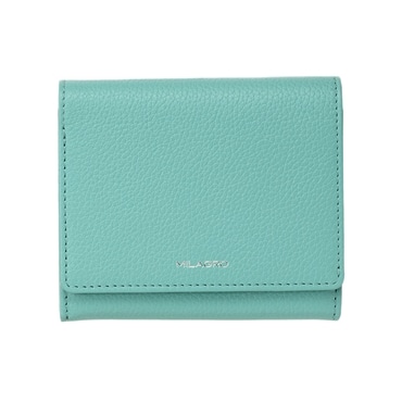 MILAGRO シュリンクレザー・ギャルソン2つ折り財布・ミント