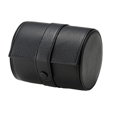 MILAGRO シュリンクレザー・ネクタイ＆時計ケース・ブラック