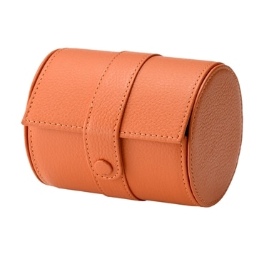 MILAGRO シュリンクレザー・ネクタイ＆時計ケース・オレンジ