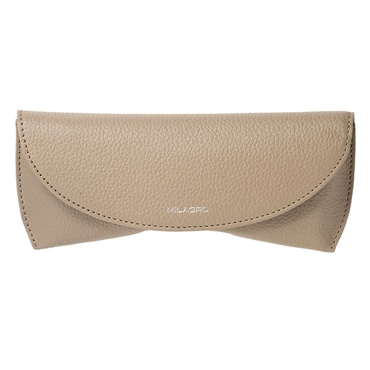 MILAGRO シュリンクレザー・眼鏡ケース・トープ