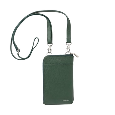 MILAGRO シュリンクレザー・携帯ウォレット・グリーン
