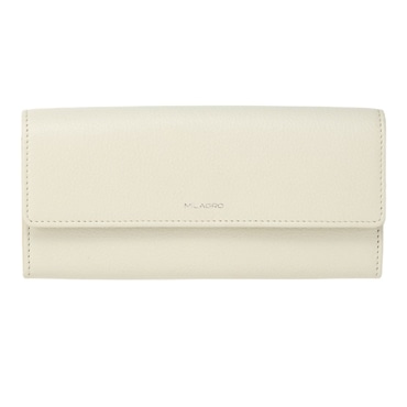 MILAGRO シュリンクレザー・ギャルソン長財布・ホワイト