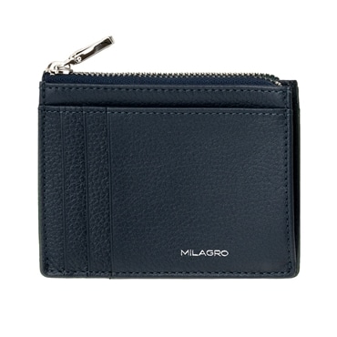 MILAGRO シュリンクレザー・フラグメントケース・ネイビー