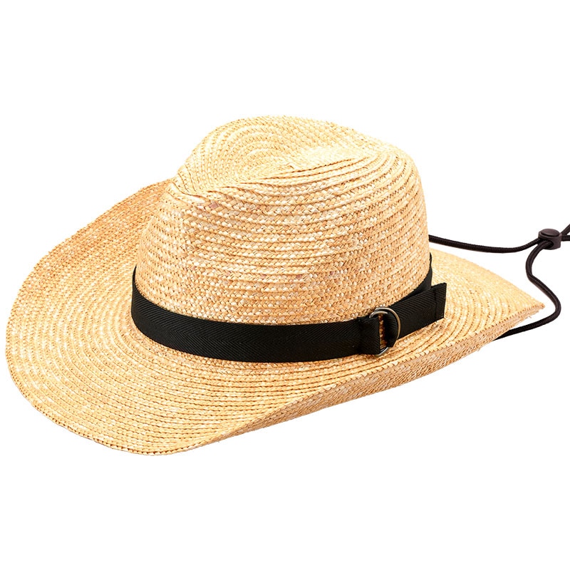 田中帽子店 Alek（アレック）麦わら ウエスタン風ハット・L