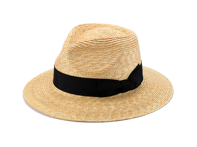 田中帽子店 Ralf（ラルフ）麦わら つば広中折れハット・ナチュラル