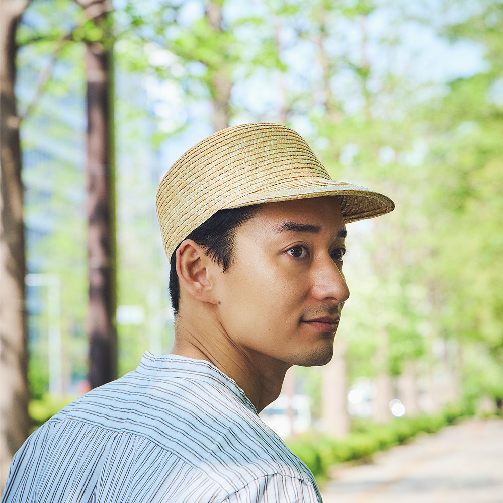 田中帽子店 Orel（オレル）麦わらキャップ・L
