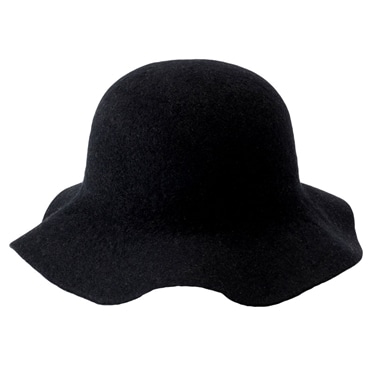 YOKOI BERET RONDE（ロンド） フレアハット ・ブラック