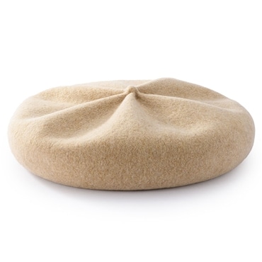 YOKOI BERET ALIN（アリン） つまみベレー帽・キャメル