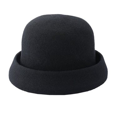 YOKOI BERET MARA（マーラ） エッジアップセーラーハット・ブラック