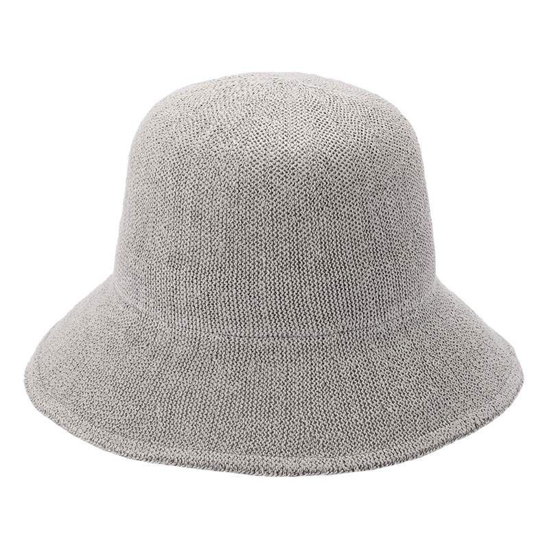 YOKOI BERET HIMARI(ヒマリ) たためる麻混クロッシェ・グレー