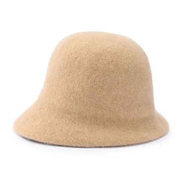 YOKOI BERET Berta（ベルタ） アンゴラ混 起毛クロッシェ・キャメル