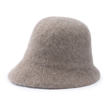 YOKOI BERET Berta（ベルタ） アンゴラ混 起毛クロッシェ・モカ