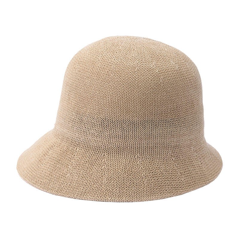 YOKOI BERET RINKA(リンカ) 麻混 ショートクロッシェ・ベージュ