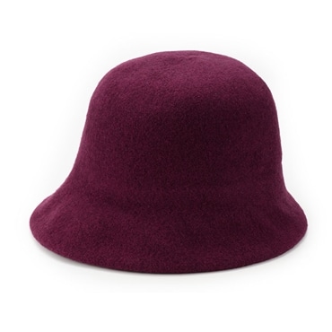 YOKOI BERET Berta2（ベルタ） ウールクロッシェ・ダークワイン