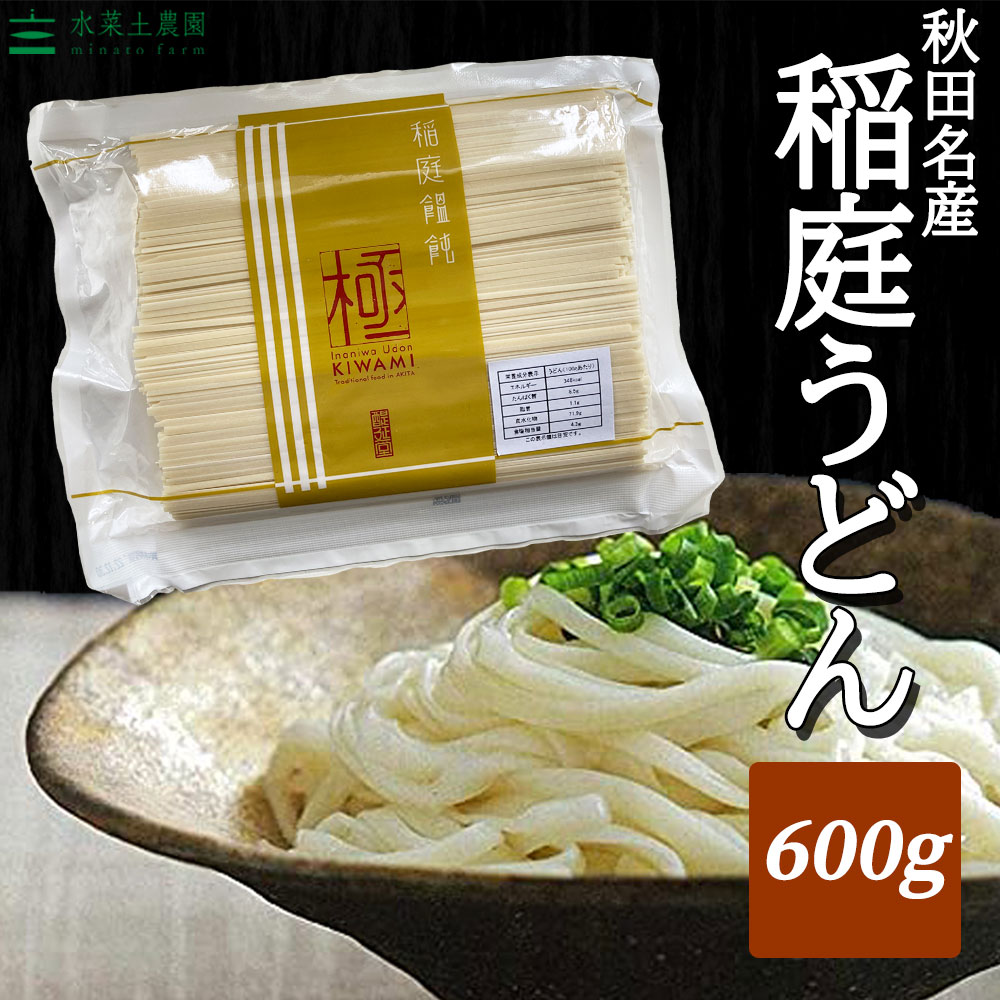 秋田名物 稲庭うどん 饂飩 「極」徳用 600g