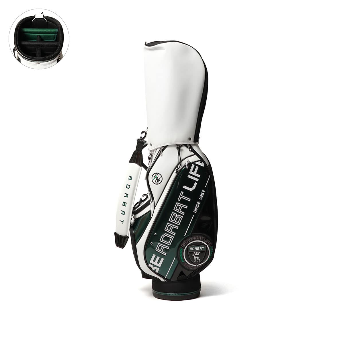 ホワイトxグリーン