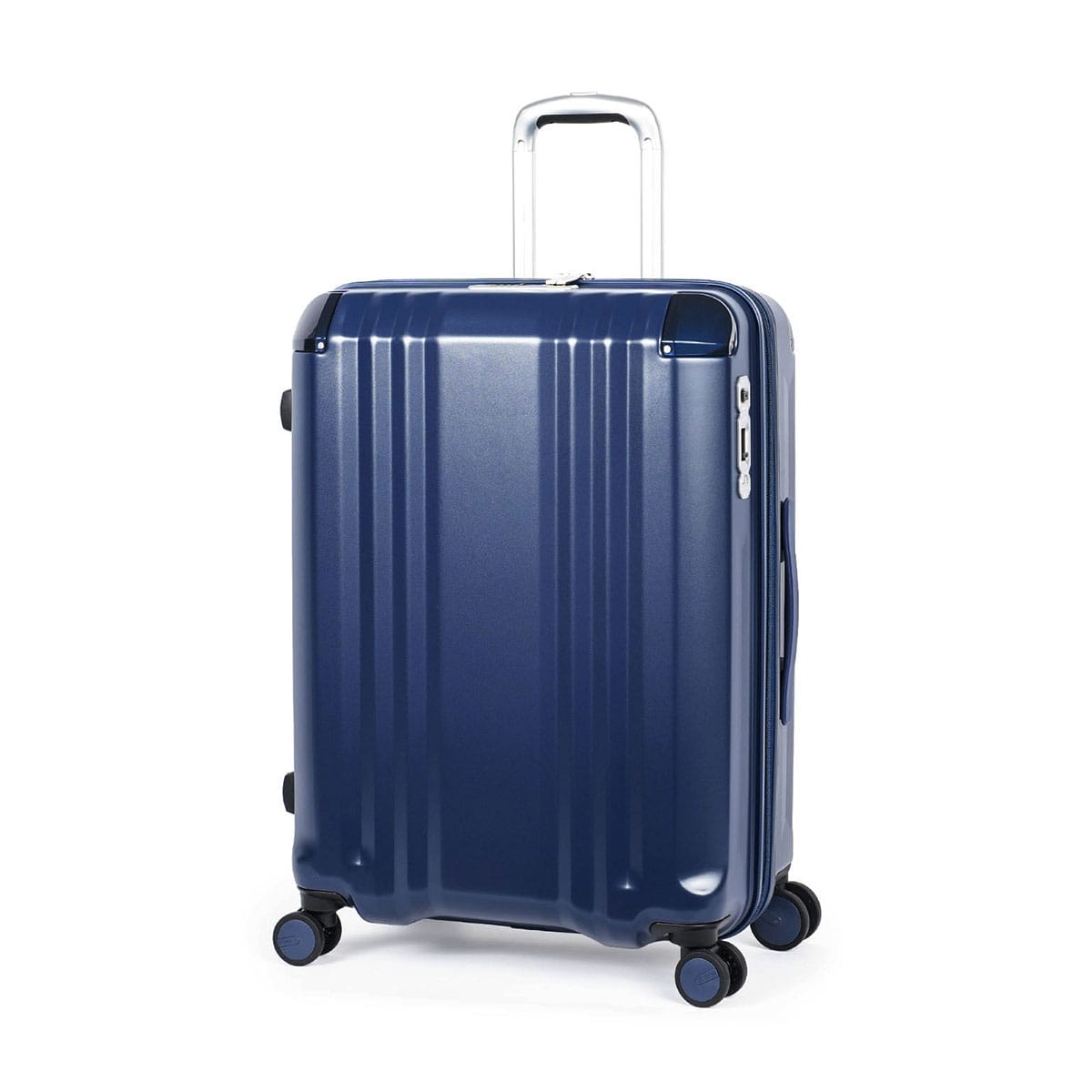 アジアラゲージ スーツケース Lサイズ Asia Luggage 拡張 拡張機能 大容量 大きめ 軽量 軽い かわいい キャリーケース 静音 TSロック 70L 82L 6泊 7泊 8泊 9泊 デカかるEdge 拡張タイプ 70+12L ALI-089-24W マットネイビー
