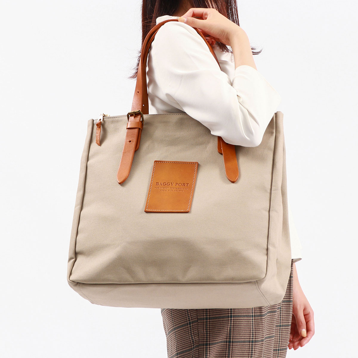 グレーxキャメル