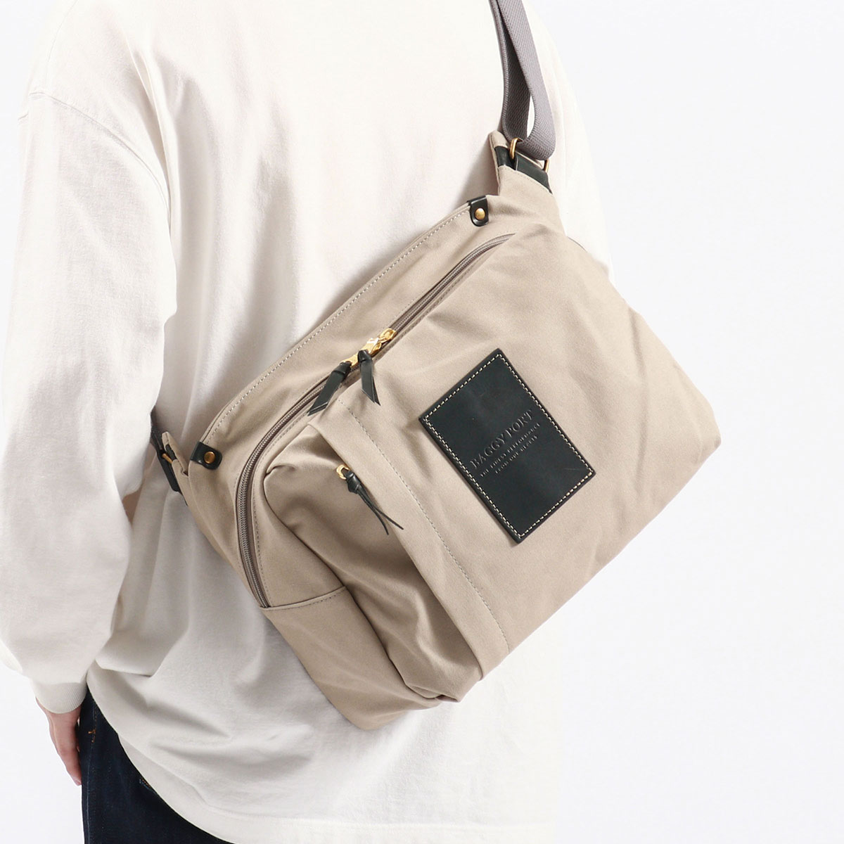 グレーxネイビー