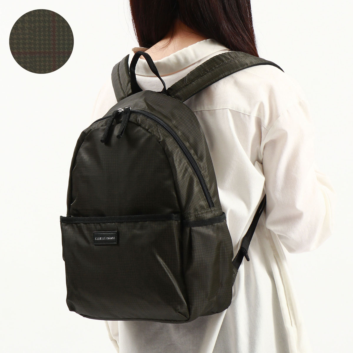 ブラック(グレンチェック柄)