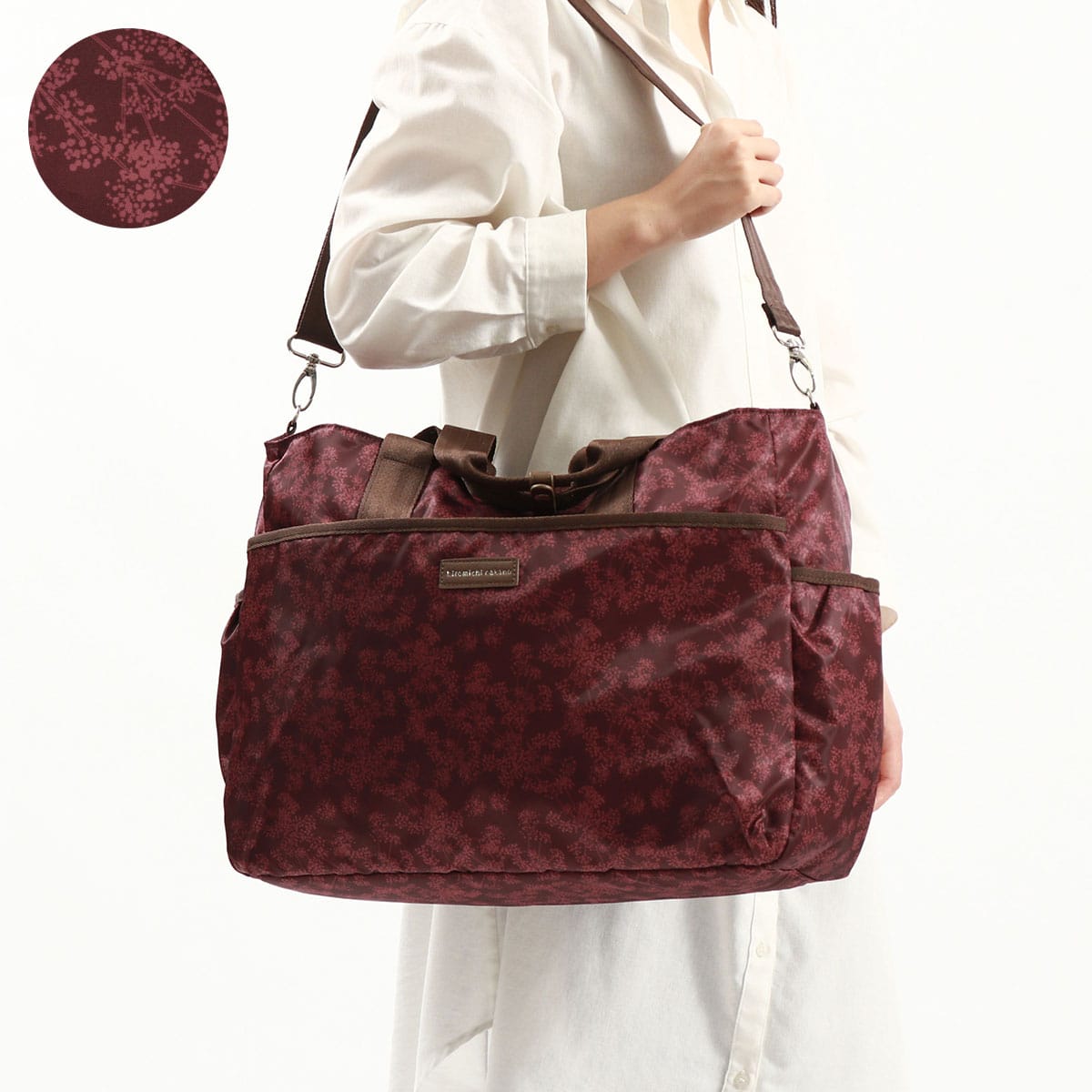 ワイン(フラワー柄)