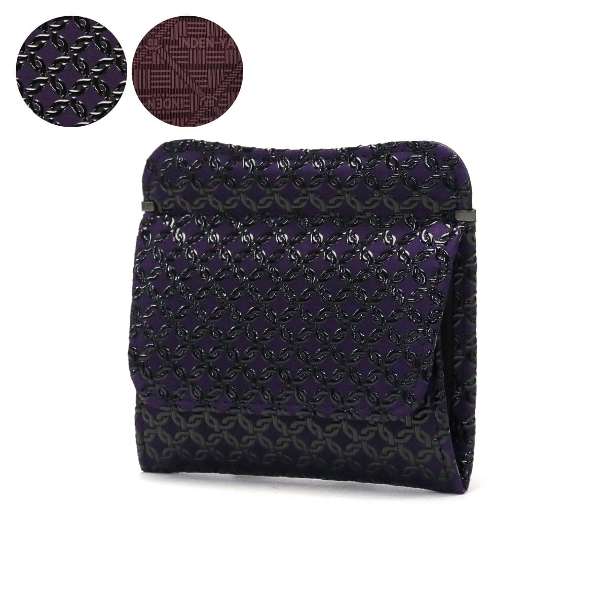 輪繋ぎ小(すみれx黒)