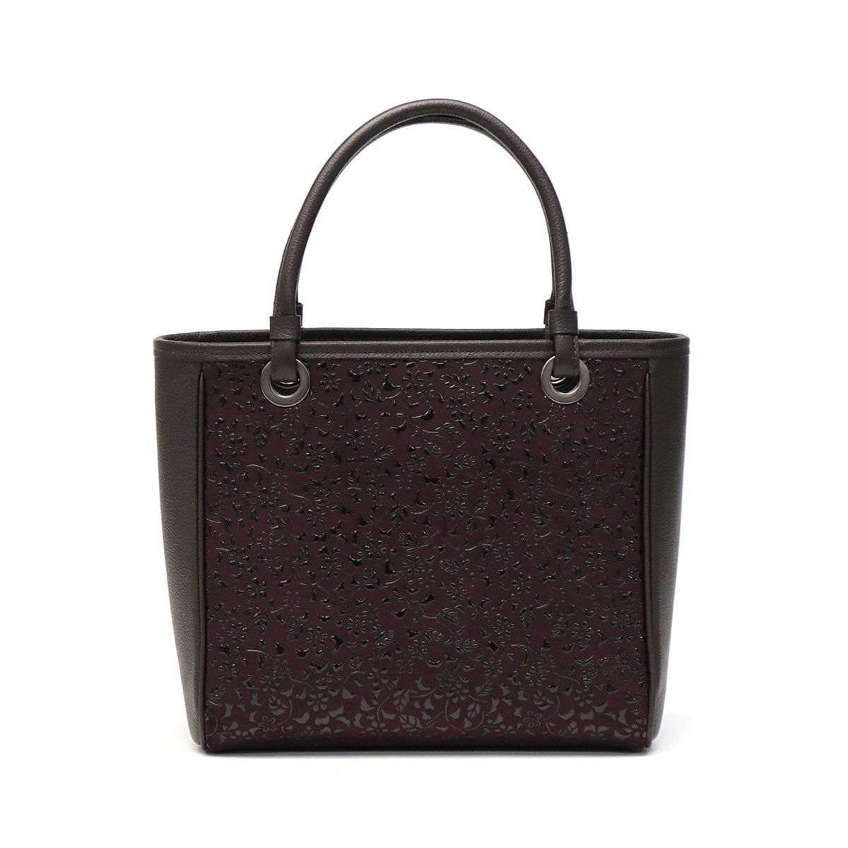 小花唐草(紫x黒)