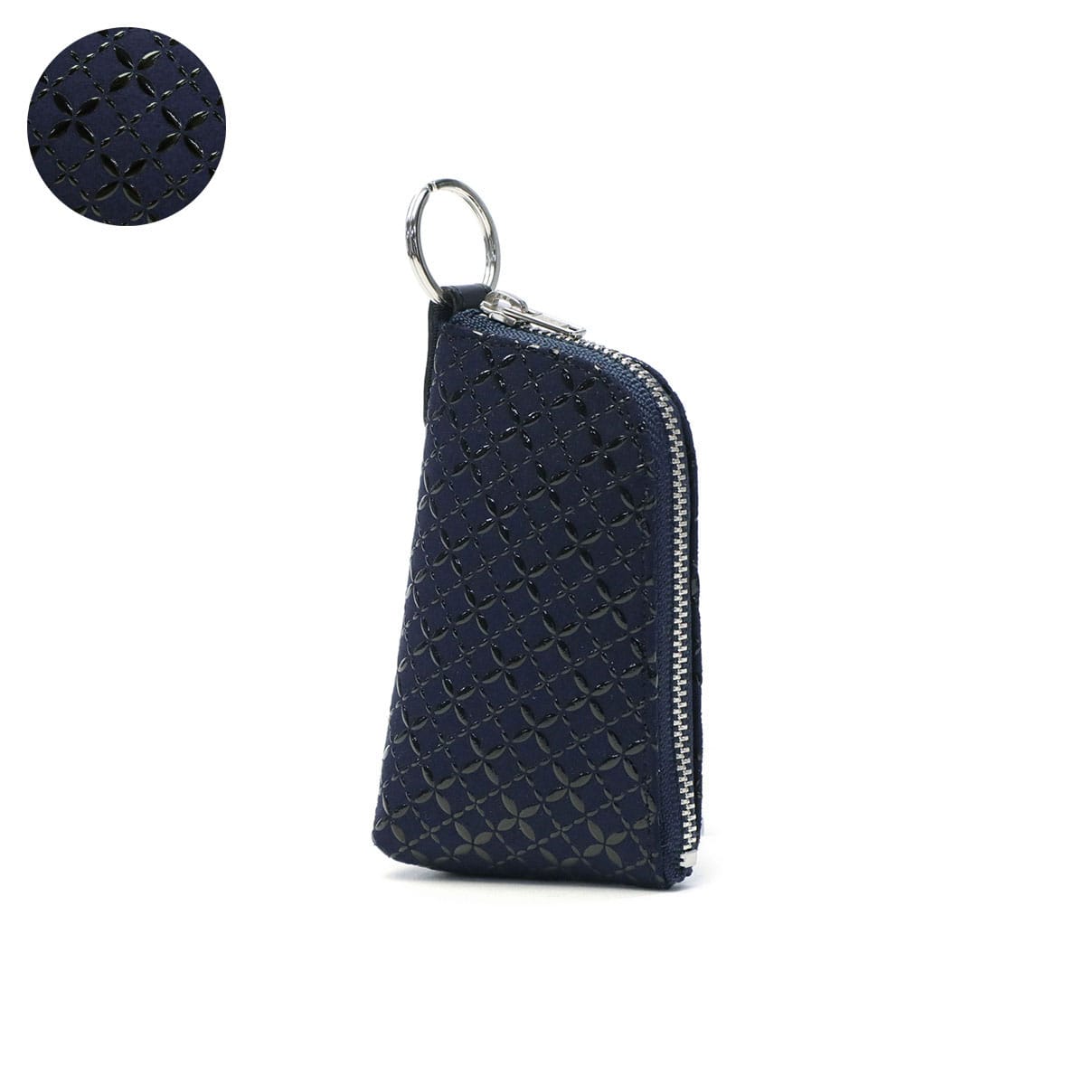 七宝繋ぎ(紺x黒)