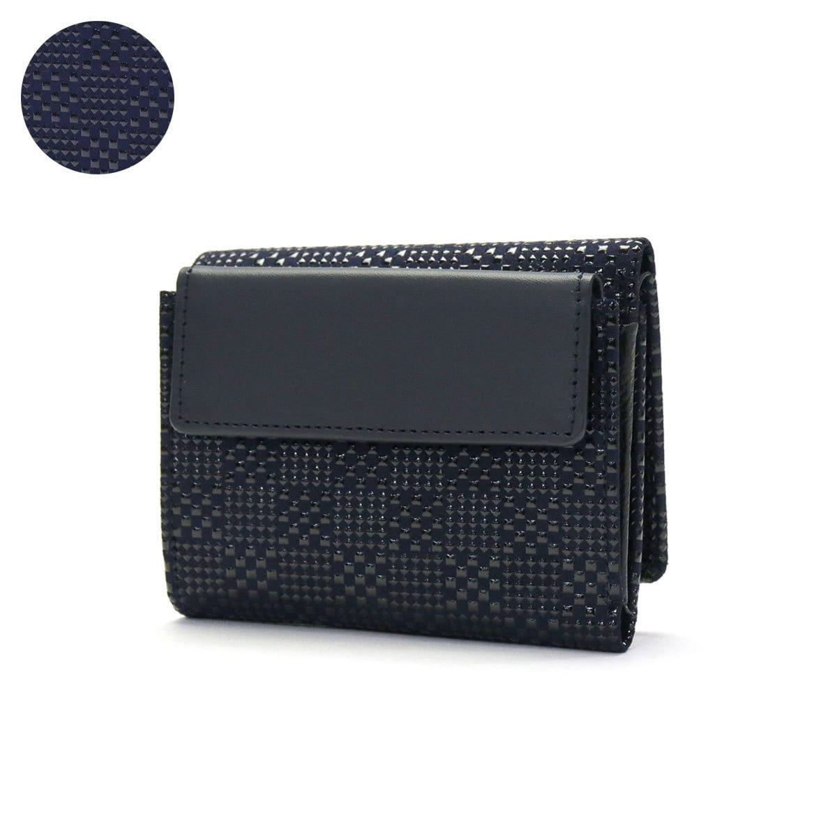 変わり市松小(紺x黒)