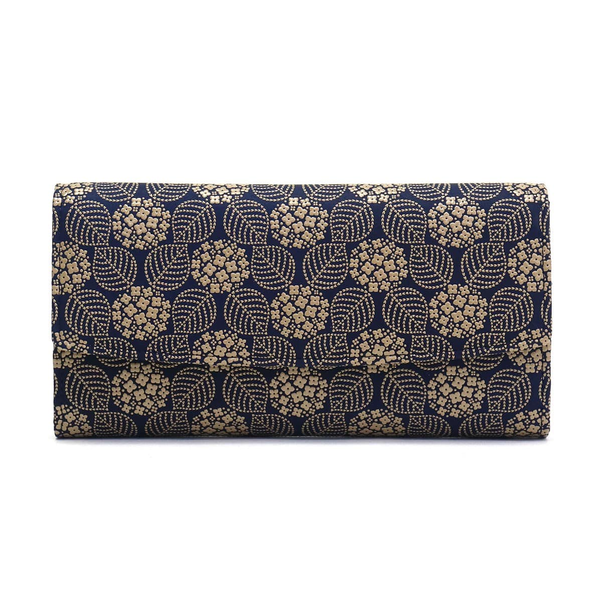 あじさい(紺x白)