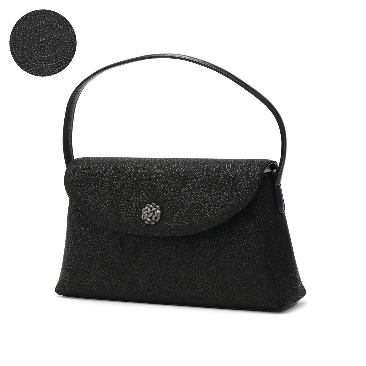 ペイズリー(黒×黒)