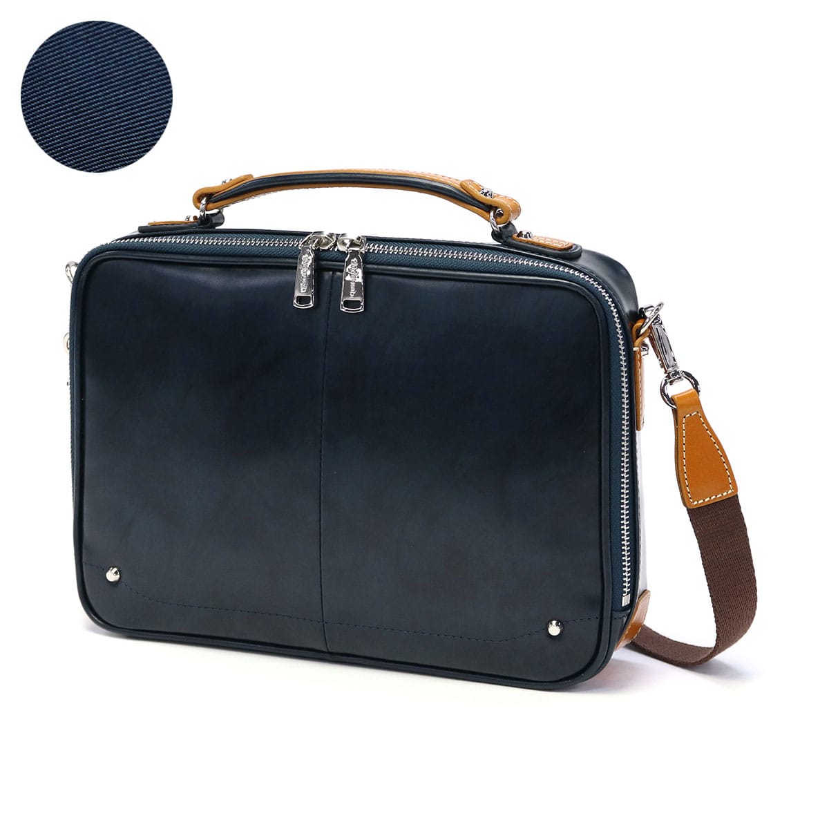 ネイビー×キャメル