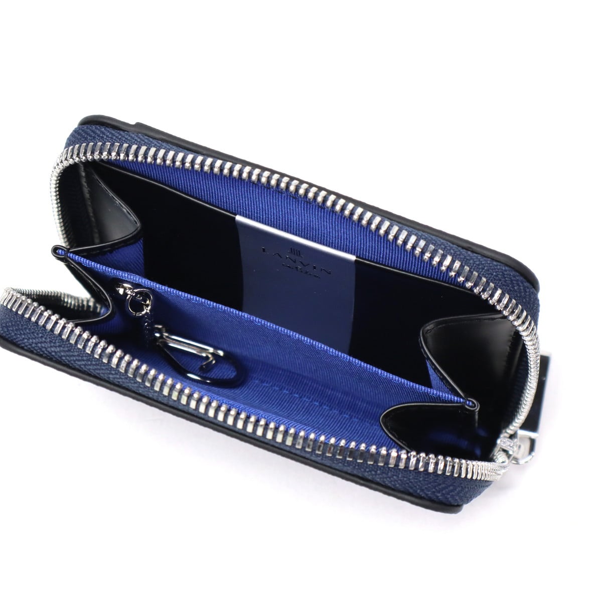 ランバン オン ブルー コインケース メンズ 革 レザー ブランド LANVIN en Bleu 本革 牛革 小銭入れ パスケース おしゃれ 軽量 軽い コンパクト カードケース パスケース 鍵 ワグラムII 504612 トープ