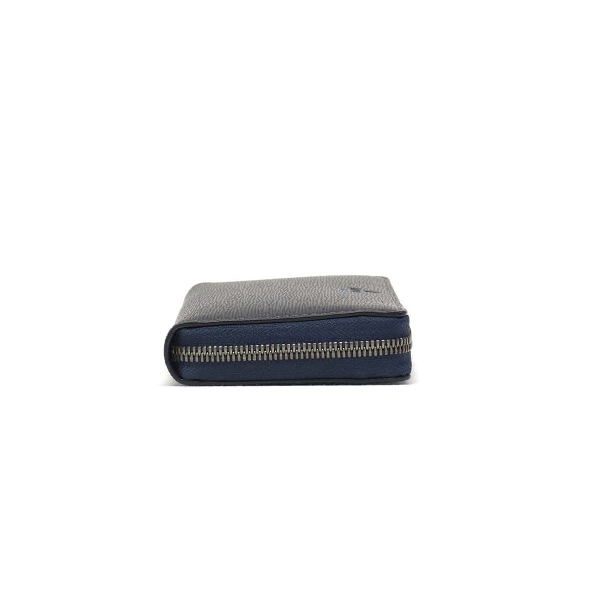 ランバン オン ブルー 長財布 メンズ ロングウォレット 小銭入れあり LANVIN en Bleu ブランド おしゃれ シンプル 大人 上品 ラウンドファスナー 財布 レザー 本革 牛革 札入れ 小銭入れ カード スタンパ 522605 クロ