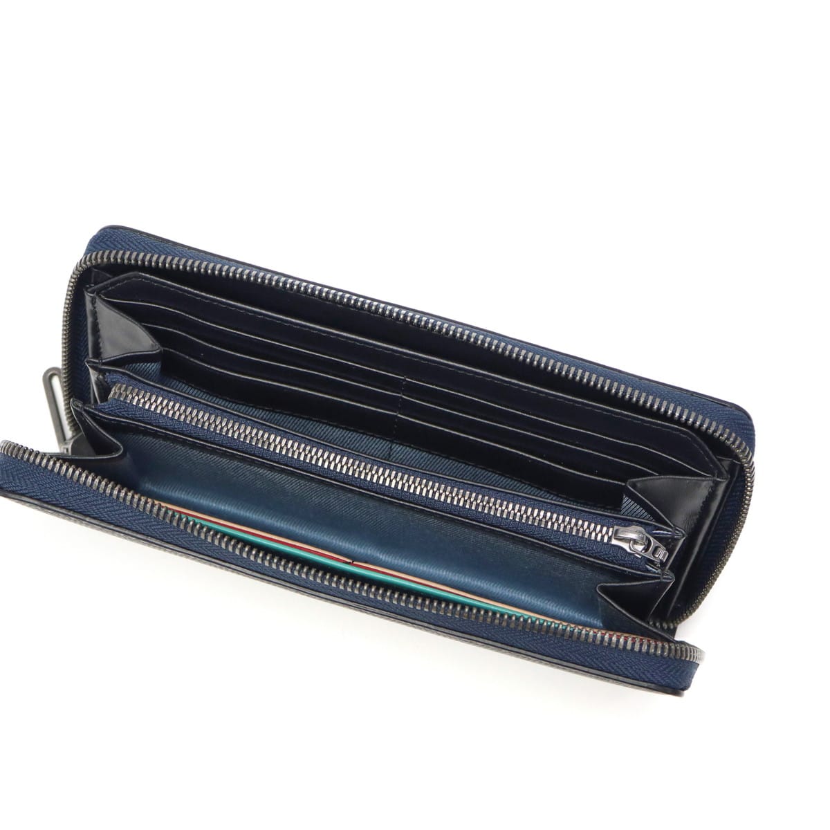 ランバン オン ブルー 長財布 メンズ ロングウォレット 小銭入れあり LANVIN en Bleu ブランド おしゃれ シンプル 大人 上品 ラウンドファスナー 財布 レザー 本革 牛革 札入れ 小銭入れ カード スタンパ 522605 クロ