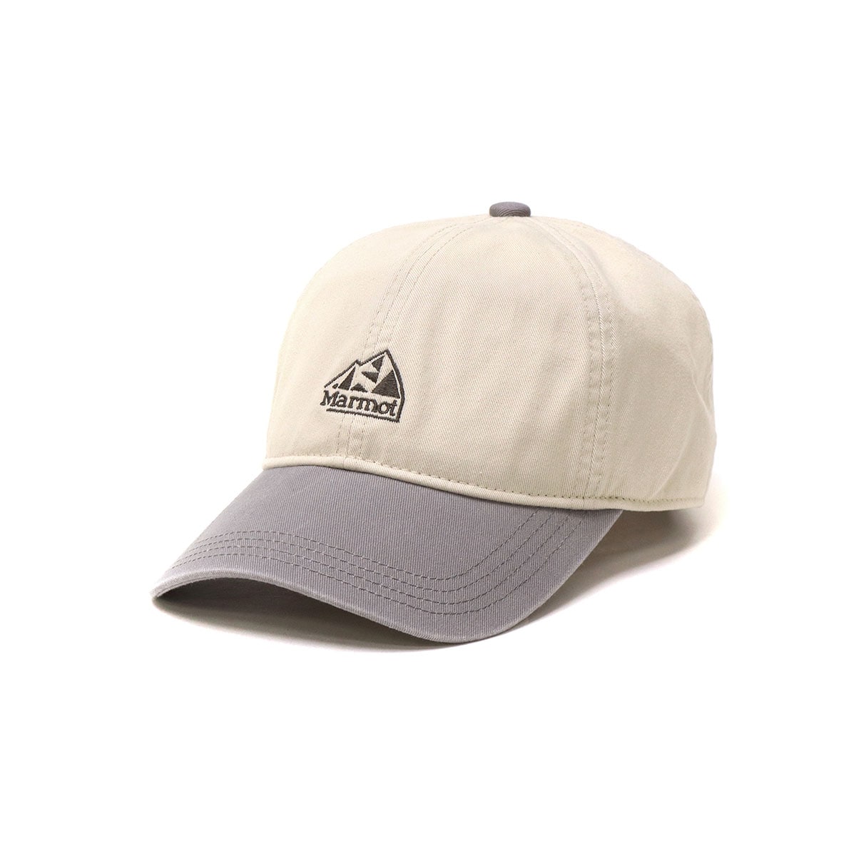 アイボリー×グレー